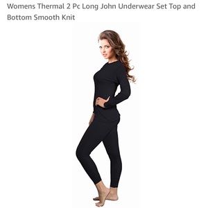 NEW Blank thermal underwear set top and bottom